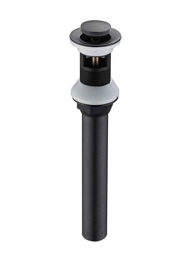sumerain Pop Up Drain Stopper Black with Overflow, Bathroom Sink Drain Matte Black Finish, SUMERAIN - Image 1